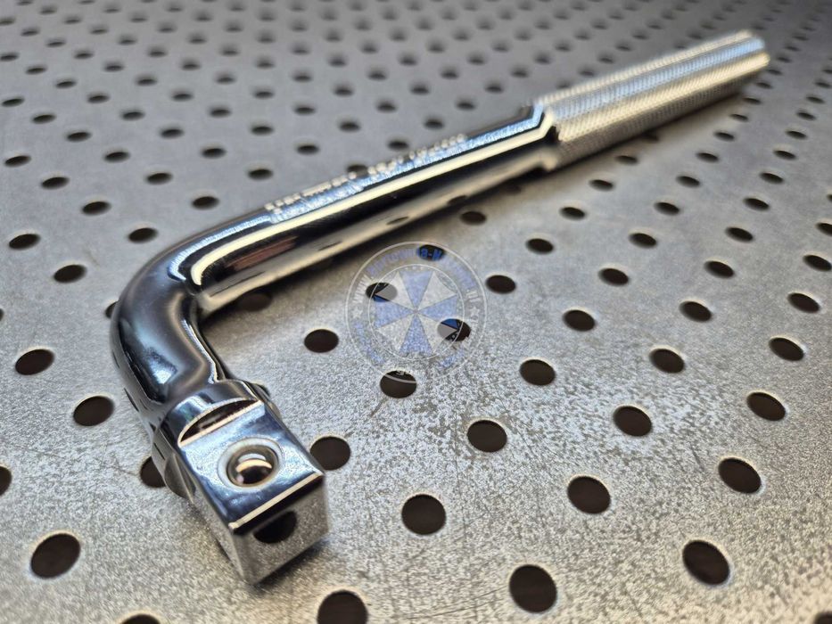 Pokrętło typu L 1/2" 200mm Cr-V pokrętło fajkowe 1/2" pokrętło 1/2"