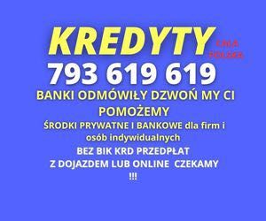 kredyty BEZ BIK cała Polska