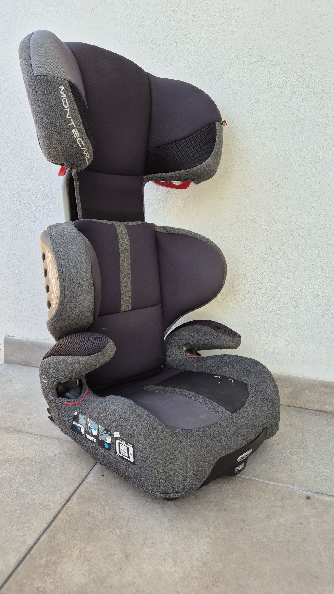 Cadeira grupo 2 e 3 JANE Montecarlo com isofix