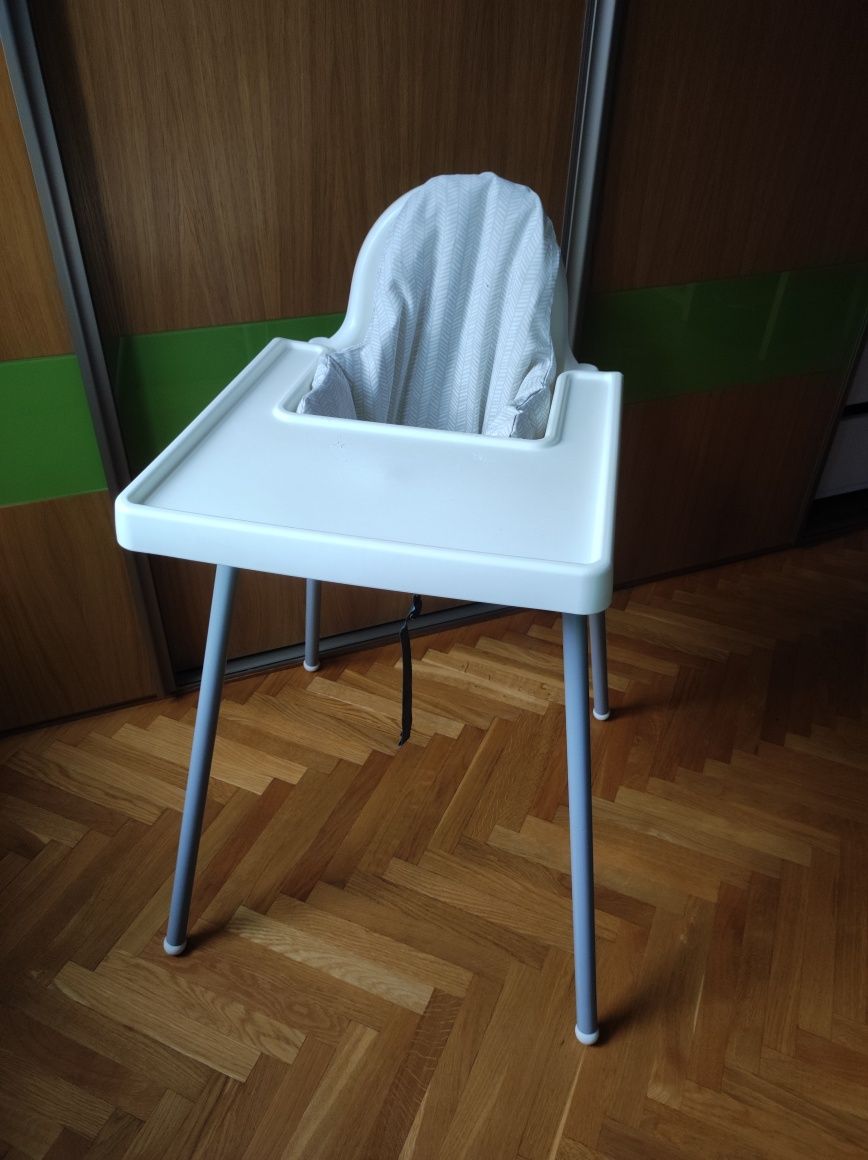Krzesełko Ikea, wkładka, śliniaki