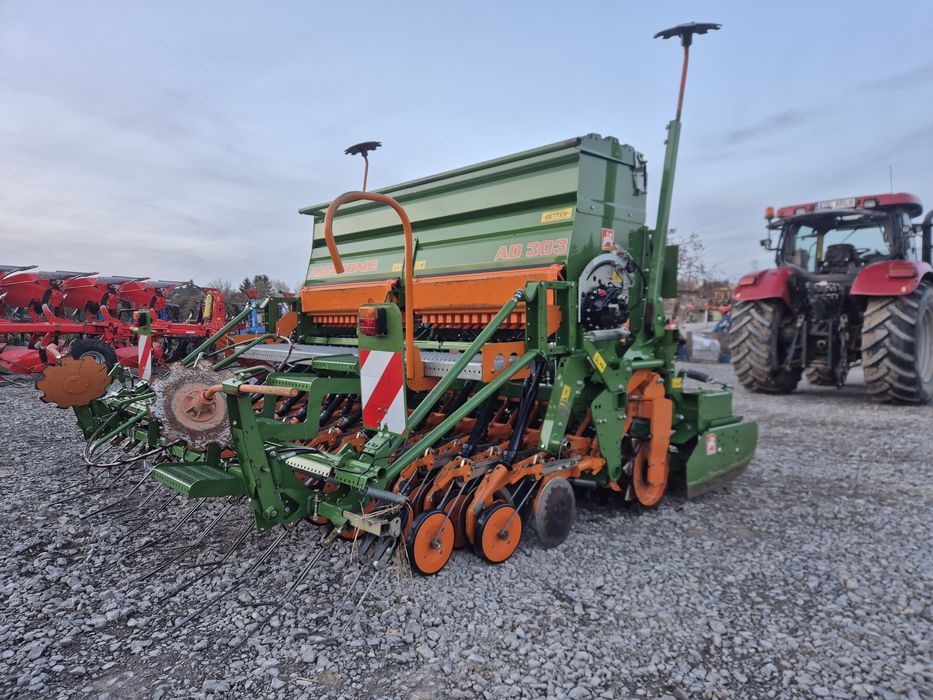 Uprawowo siewny Amazone KE 3000 AD 303 koła kopiujące pottinger lemken