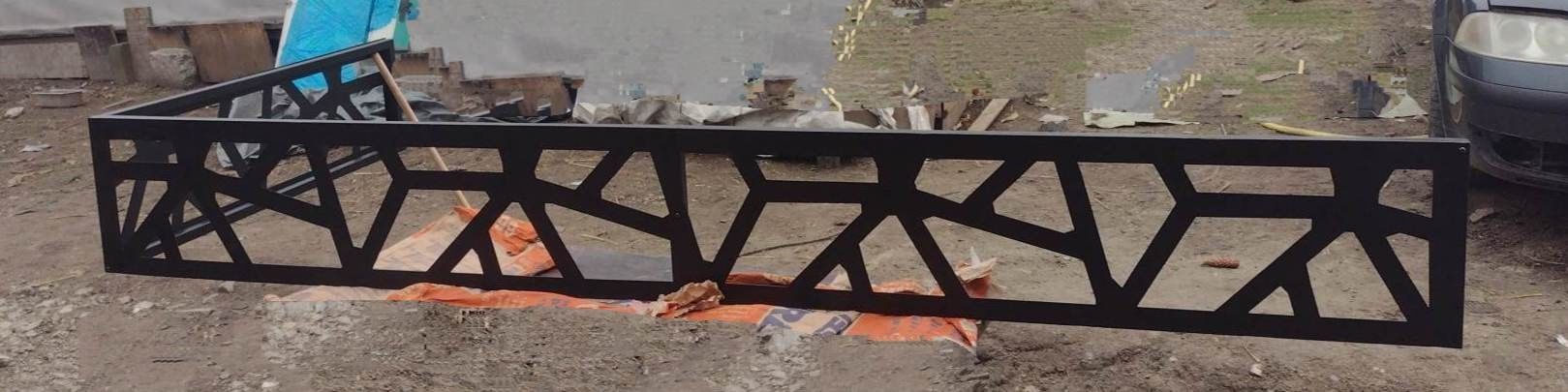Pergola wycinana plazmowo stelaż na kwiaty