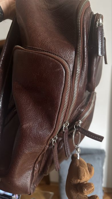 Plecak z naturalnej skóry Lucleon (Denmark)