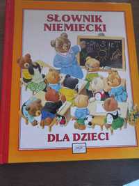 Słownik niemiecki dla dzieci ilustrowany twarda oprawa