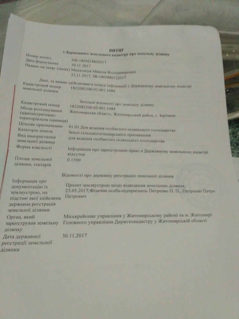 Участок земли в пригороде