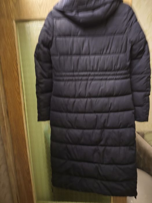 Пуховик довгий розмір S-М