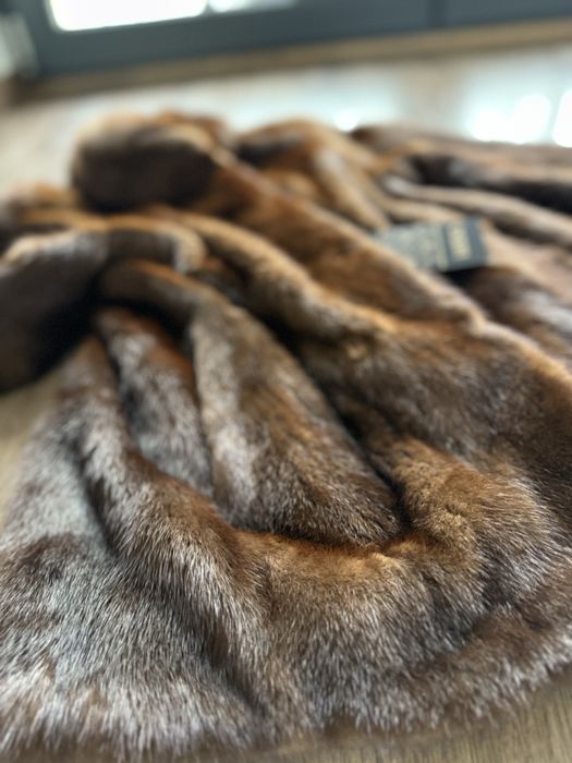 Futro naturalne z norek rozmiar XS S