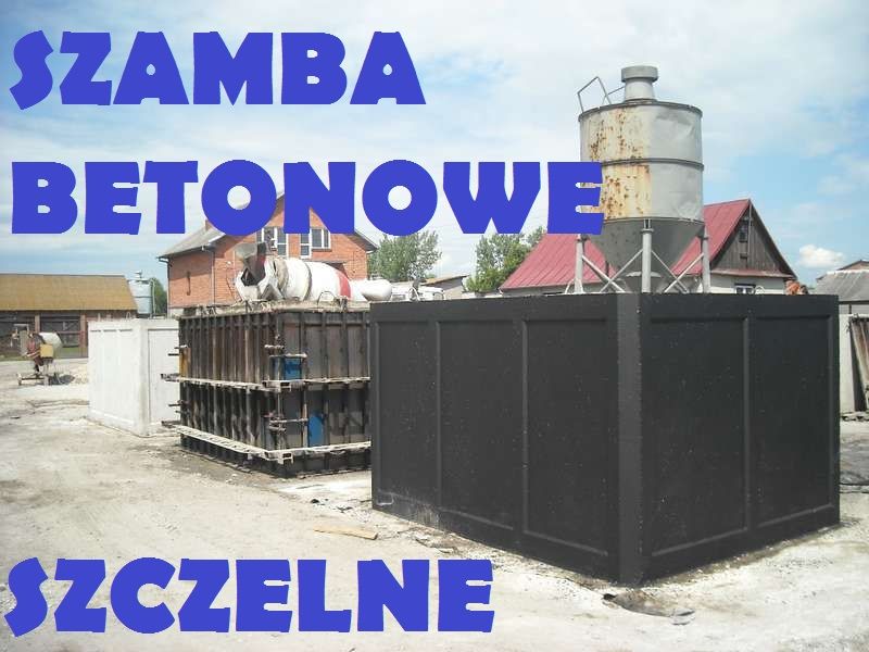 Zbiornik betonowy na szambo, szamba betonowe 4,5,6,8,9,10, 12m3 atest