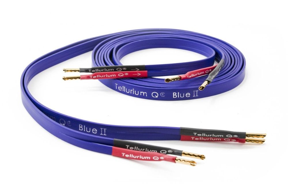 Tellurium Q Blue II 2x2m przewód głośnikowy Hi-Fi Atmosfera Dźwięku