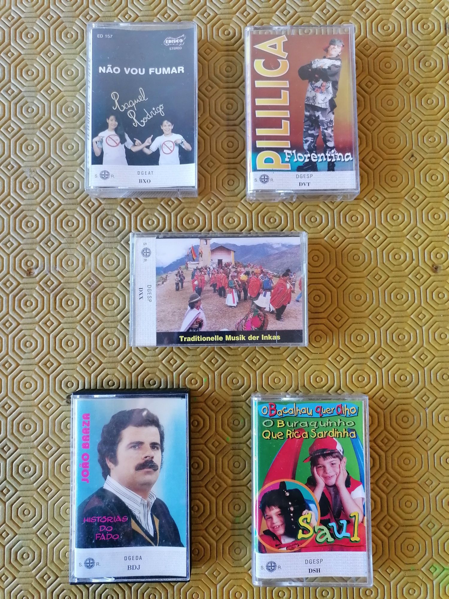 Cassetes Originais K7 música **Ver Lista**