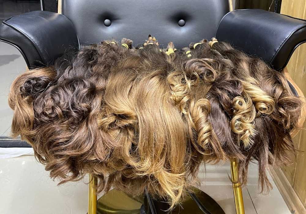 100% натуральне слов'янське волосся, купити волосся для нарощення