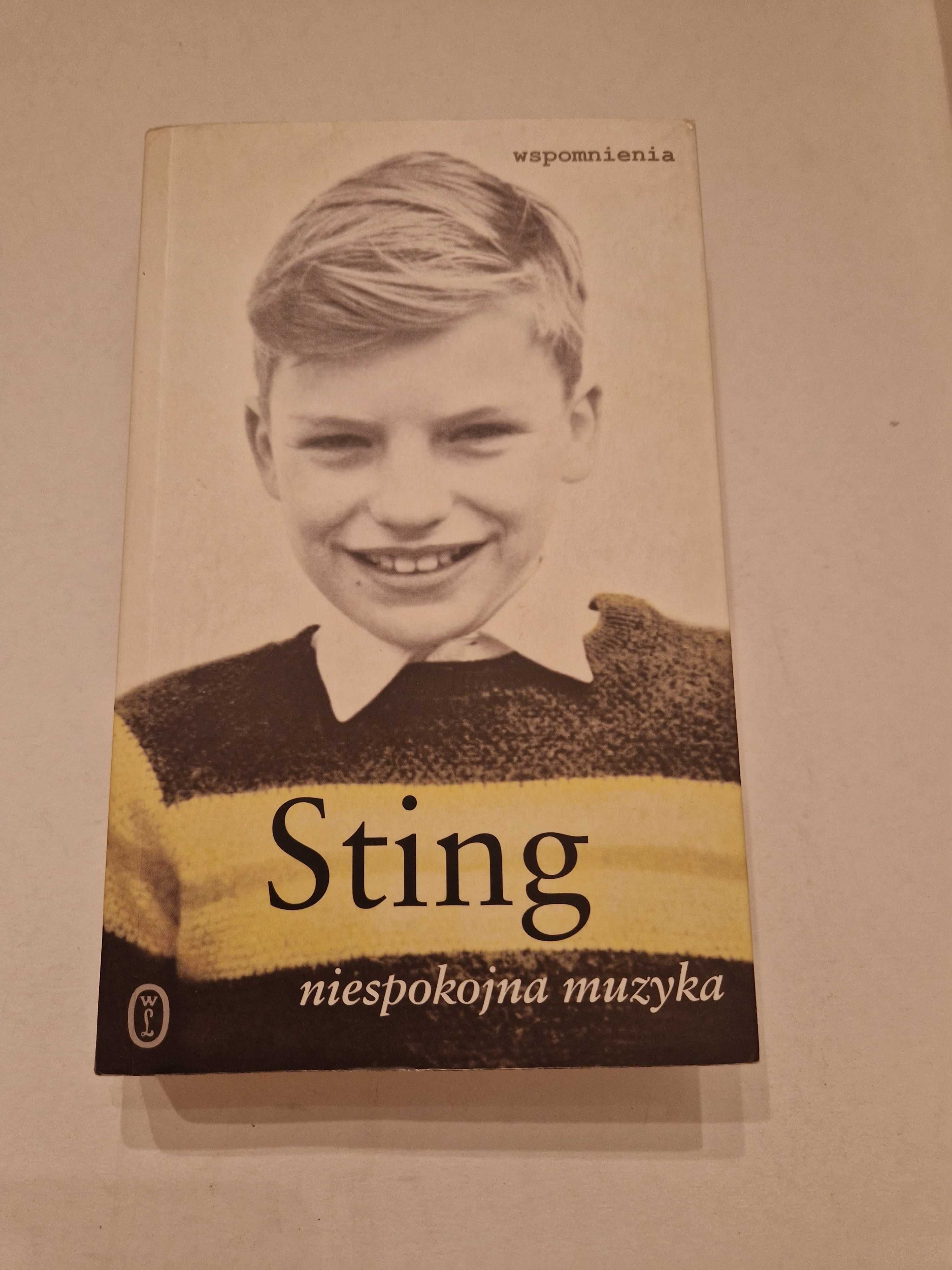 Książka  Sting Niespokojna muzyka