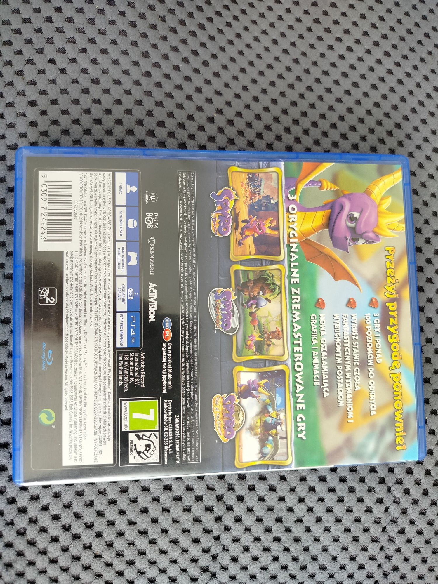 Gra na PS4 Spyro Trylogia PL