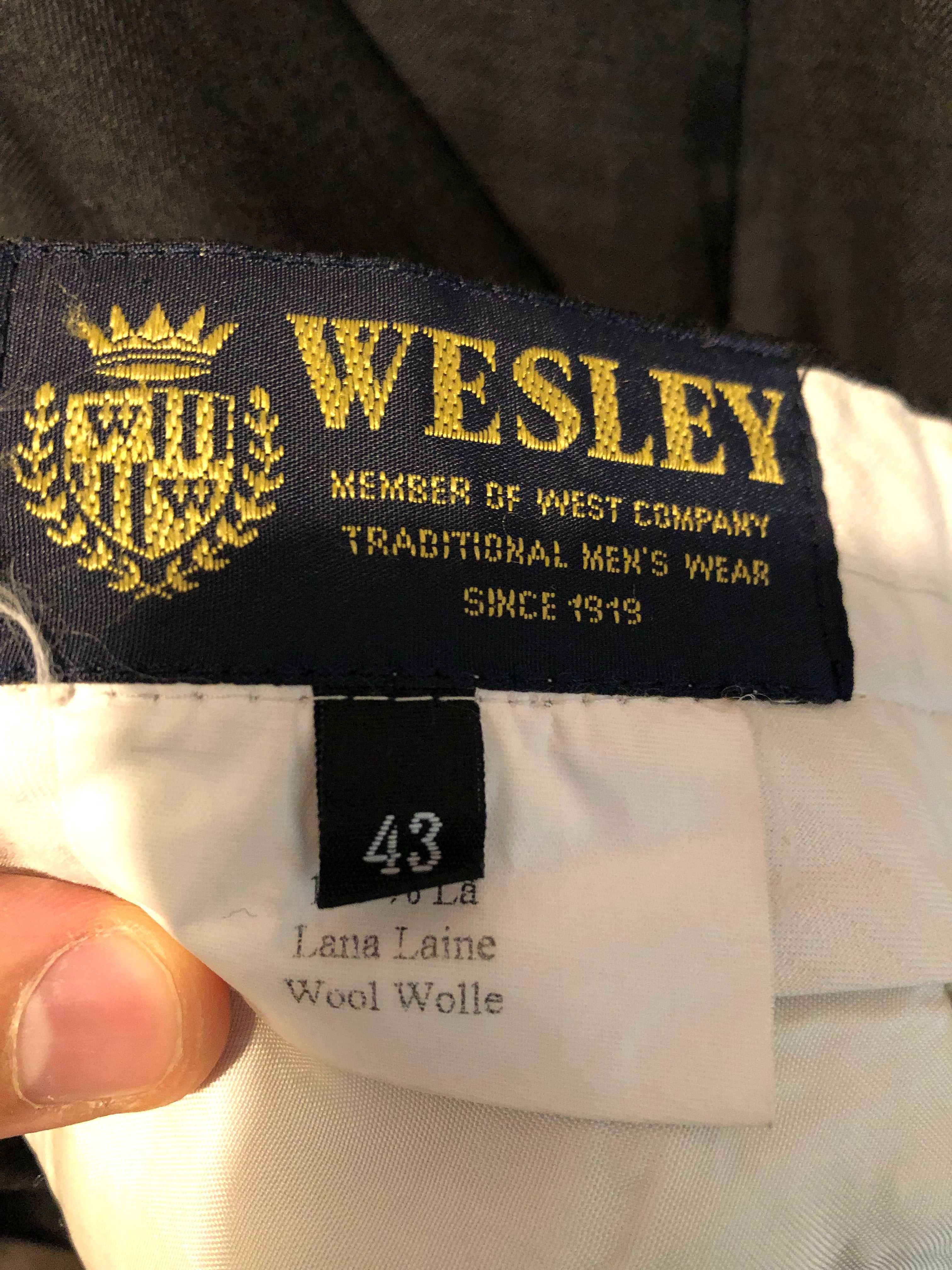 Calças de fato Wesley cinzentas de lã