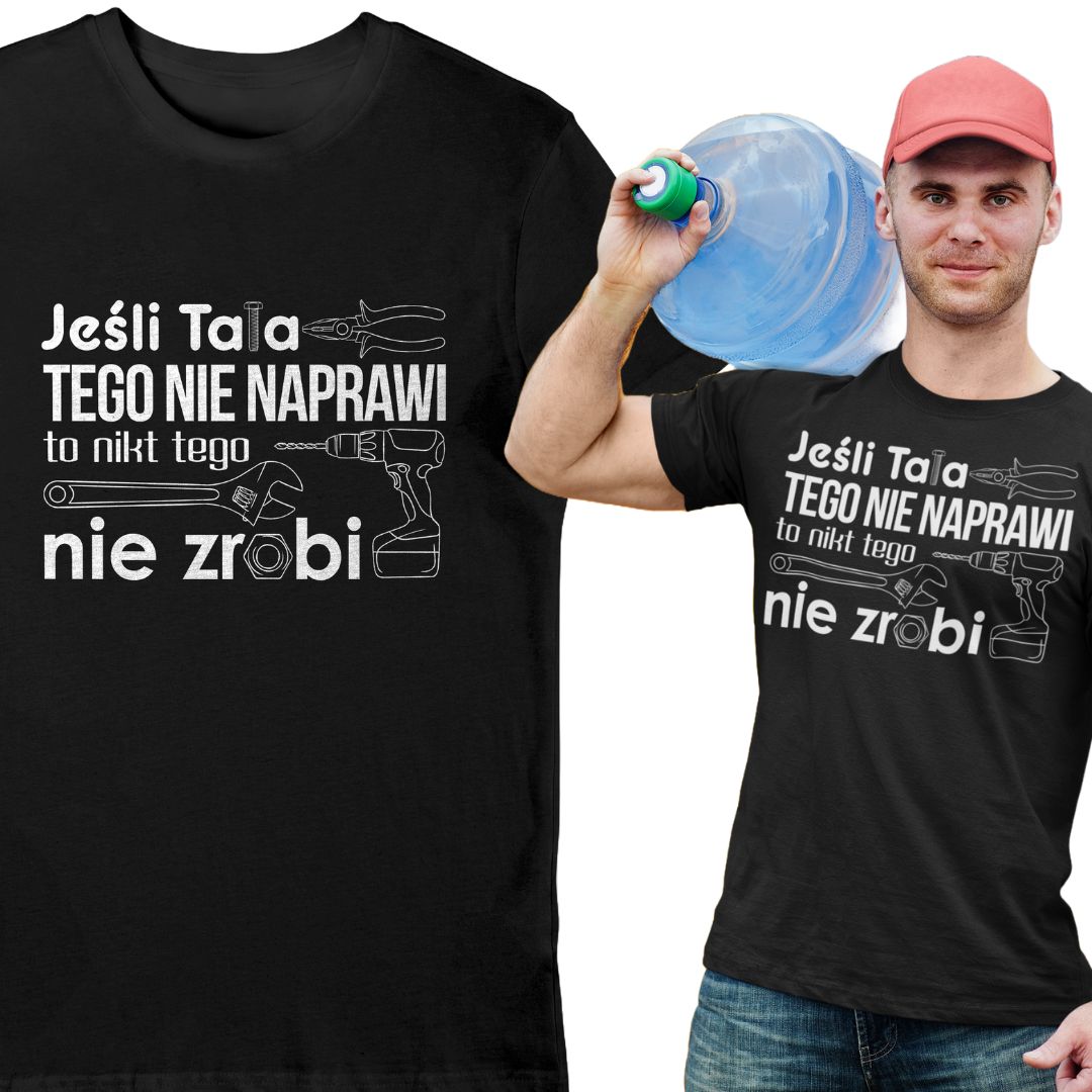 Koszulka dzień ojca prezent urodziny dla taty XL
