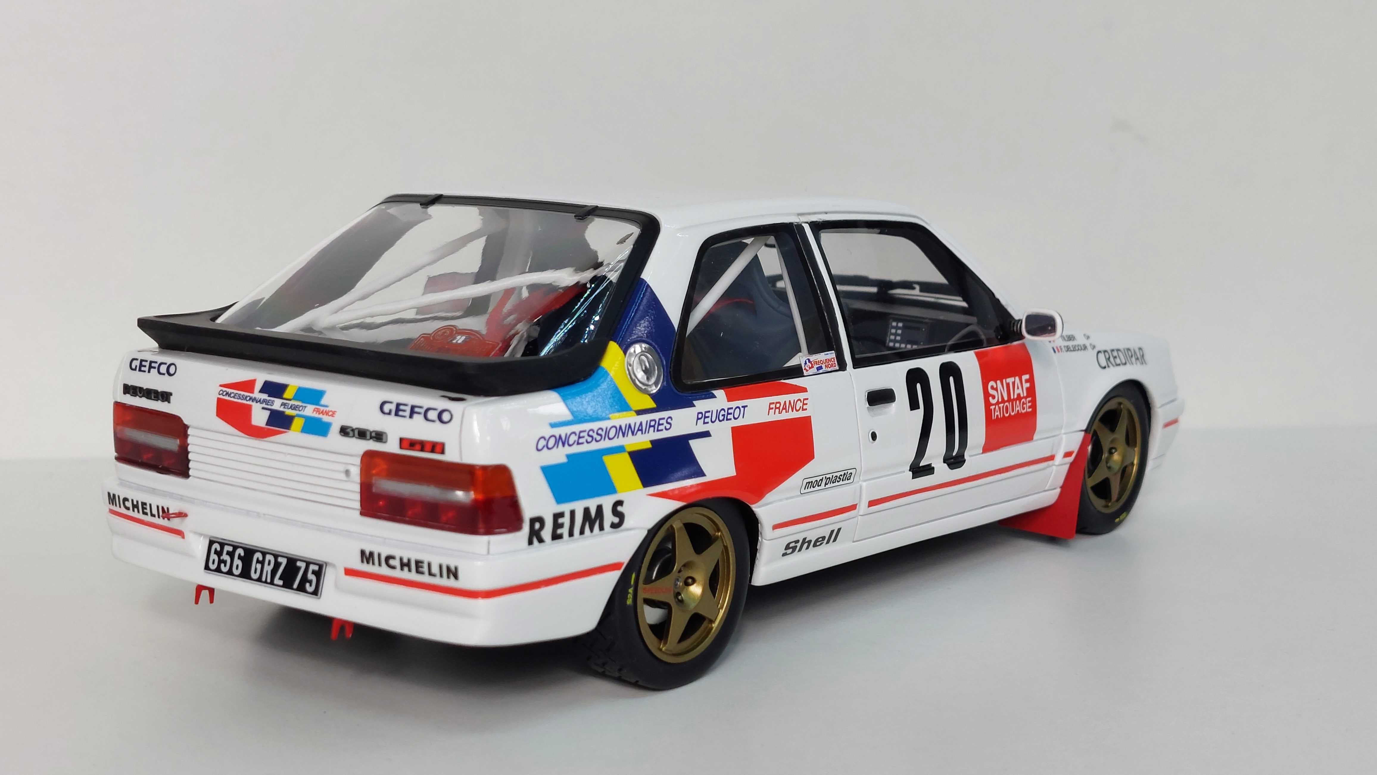 Peugeot 309 Gti Gr.A F.Delecour Monte Carlo 1990 Otto 1:18