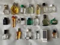 Coleção de miniaturas de perfumes