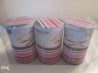 Vendo latas para café/chá/açúcar