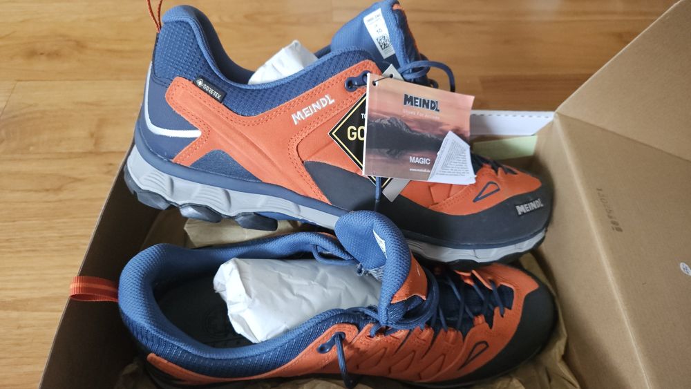 Meindl Lite Trail GTX 10 44.5 pomarańczowy, orange