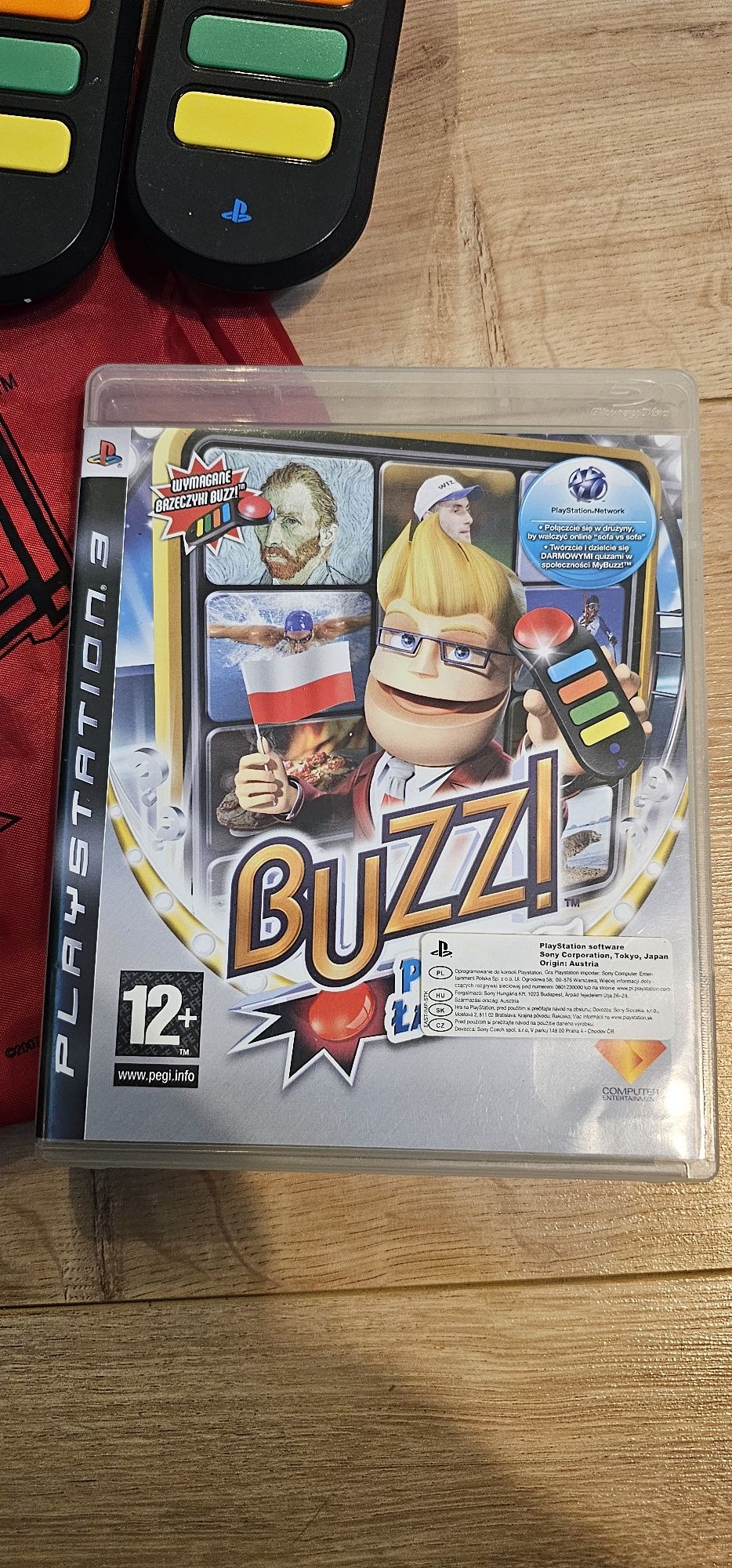 GRA BUZZ + Buzery +Konsola PS3