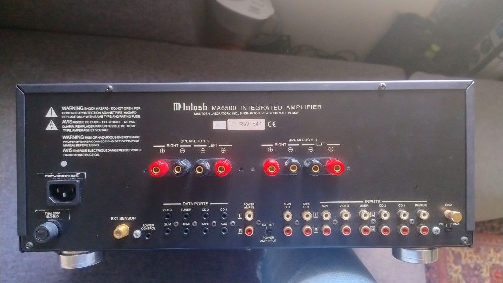 McIntosh MA6500 Wzmacniacz zintegrowany, kartony, pilot