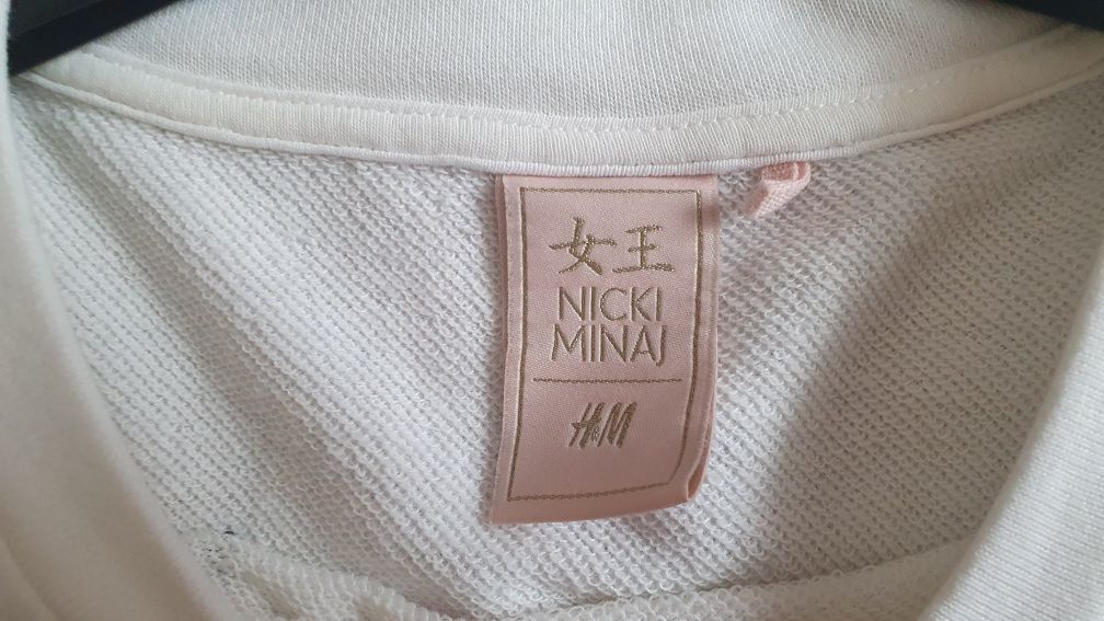 Bluzka Nicki Minaj H&M M krótki rękaw