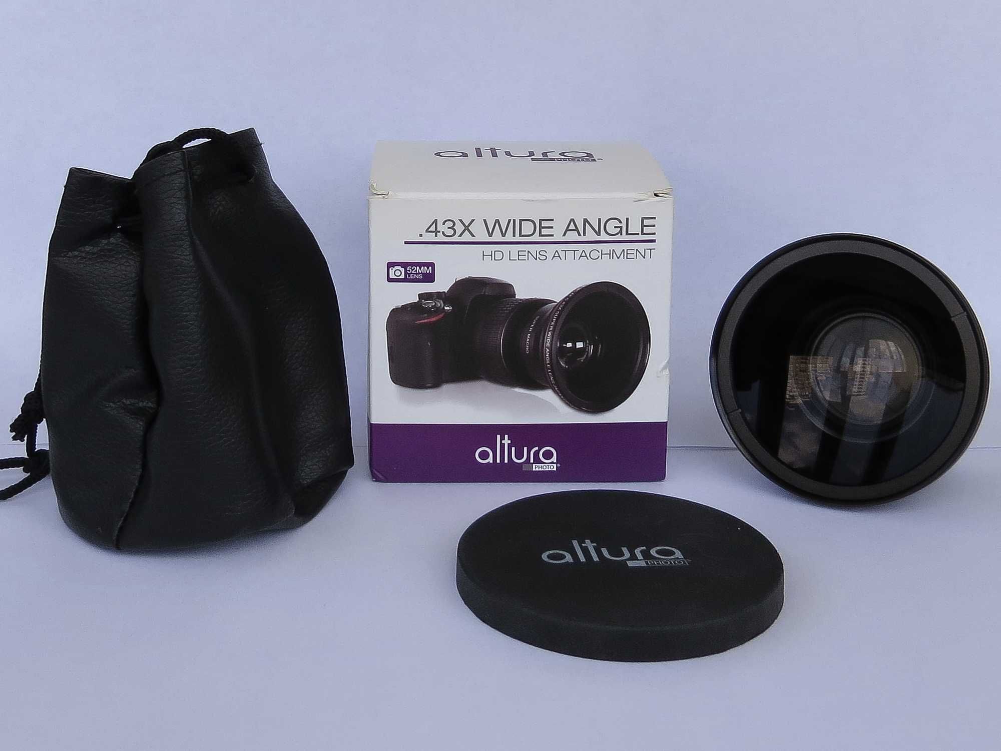 52MM 0.43x Altura Photo Professional HD Wide Angle Lens