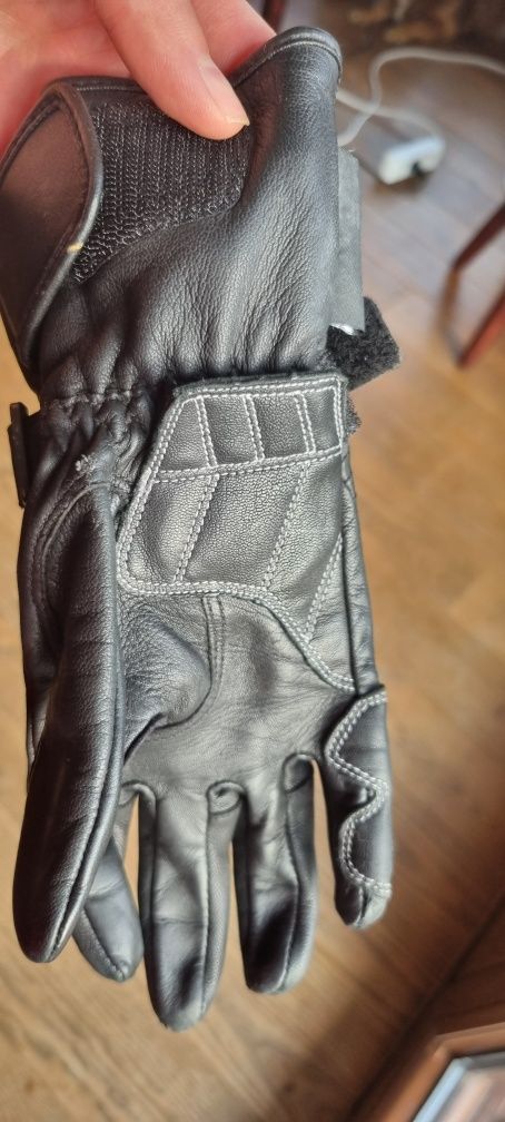 Rękawice motocyklowe damskie skórzane schoeller race keprotec
