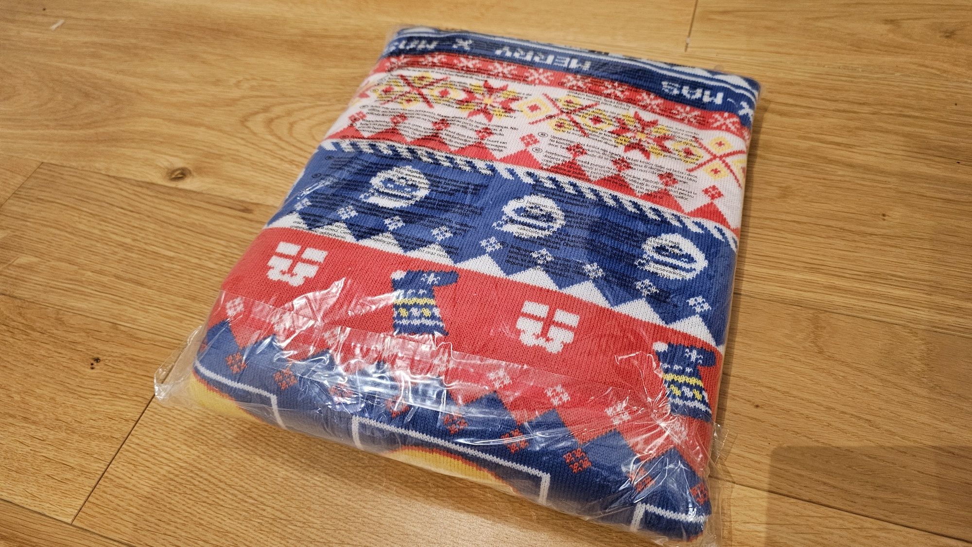 LIDL sweter świąteczny L 52/54 (niebieski, męski)