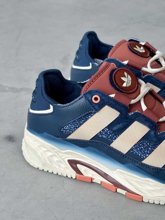 Кросівки Adidas Niteball Blue/Beige  premium