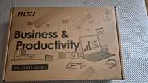 Laptop MSI modern 13 F14 MG, Nowy