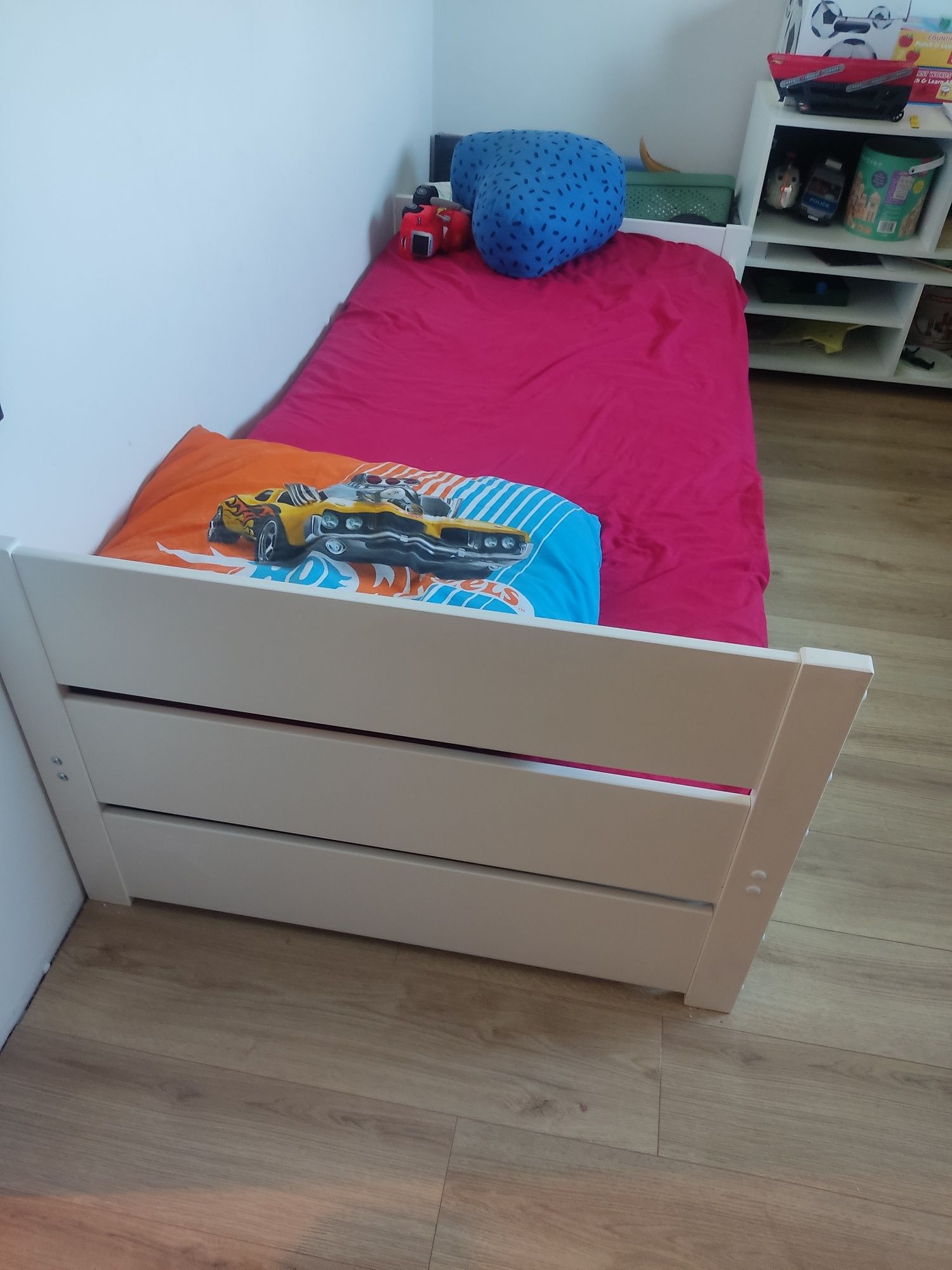 Łóżko drewniane Bartek białe 90x200