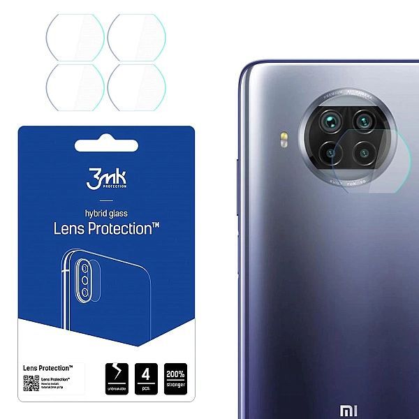 Szkło na aparat 3mk Lens Protection™ hybrydowe na Xiaomi Mi 10t Lite 5