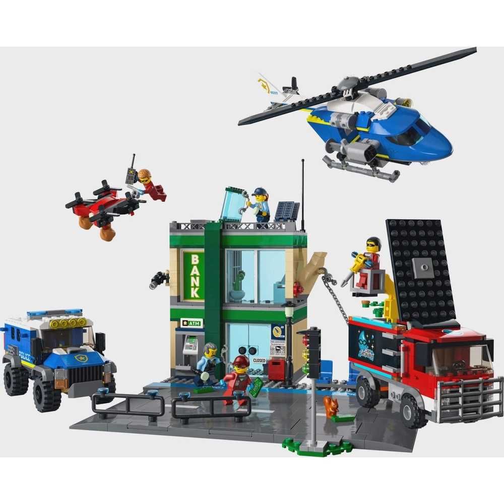 LEGO City: Perseguição Policial no Banco 60317 - NOVO e SELADO