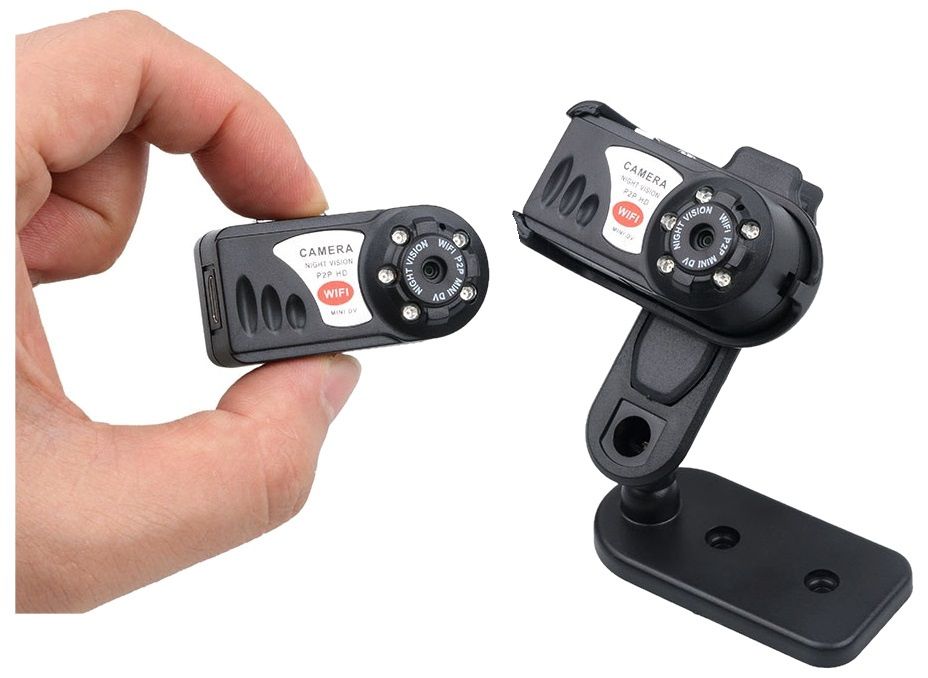 Mini Kamera Kamerka Q7 5xIR HD P2P WiFi Podgląd Telefon/laptop/Tablet