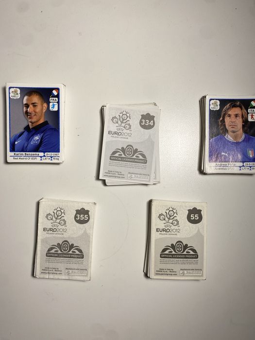 Cromos do Euro 2012 da Panini