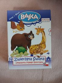Polsko-angielska układanka zwierzęta świata
