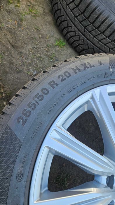 audi q8 q7 felgi 20 cali 265/50/20 zimowe continental xl