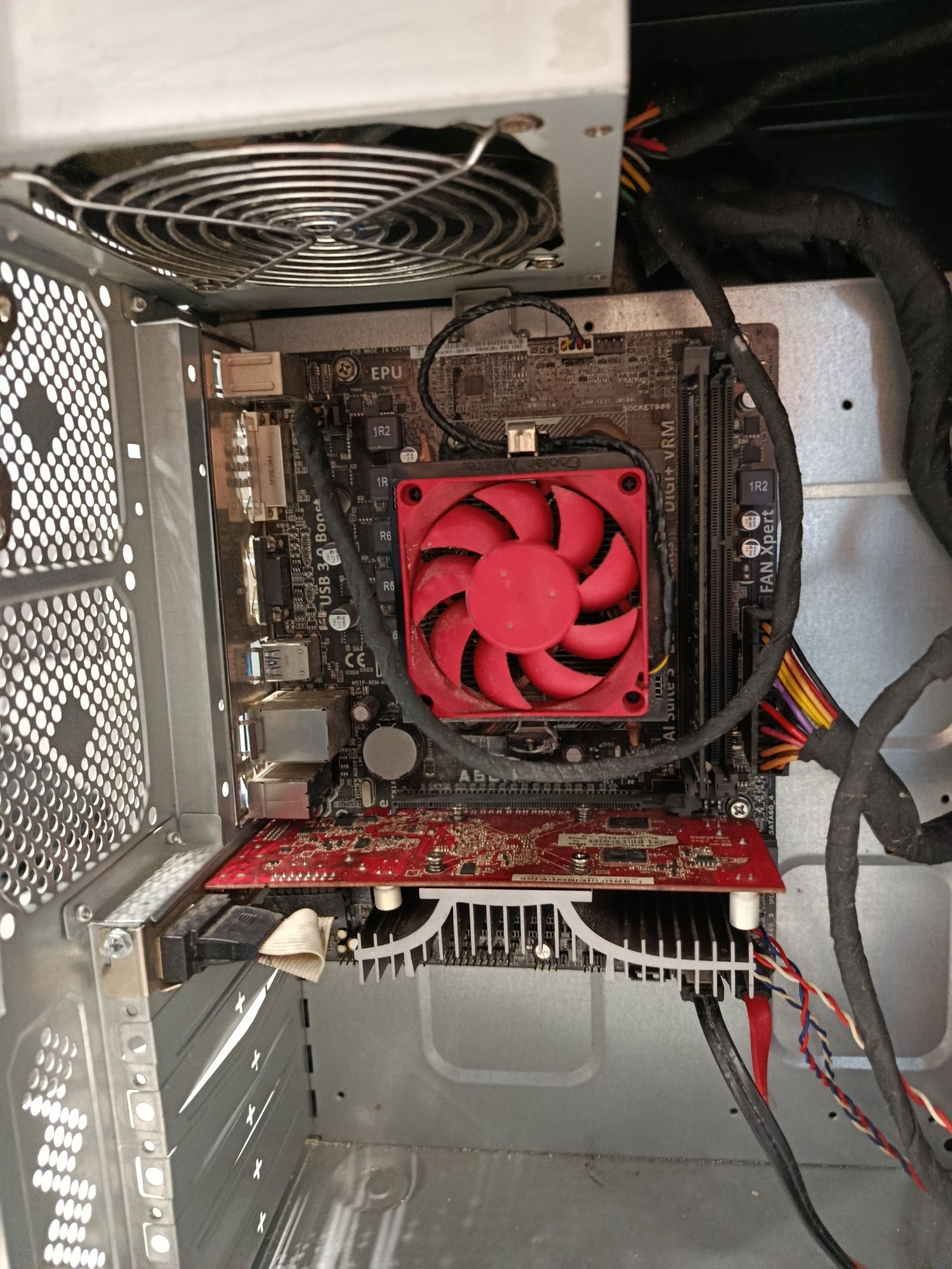 ПК системний блок DDR3 AMD + монітор та клавіатура