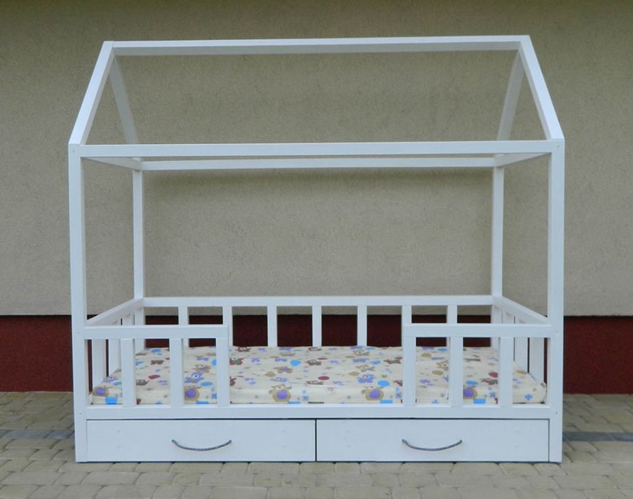 Łóżko łóżeczko domek Skandynawski dla dziecka 160x80 +Stelaż GRATIS