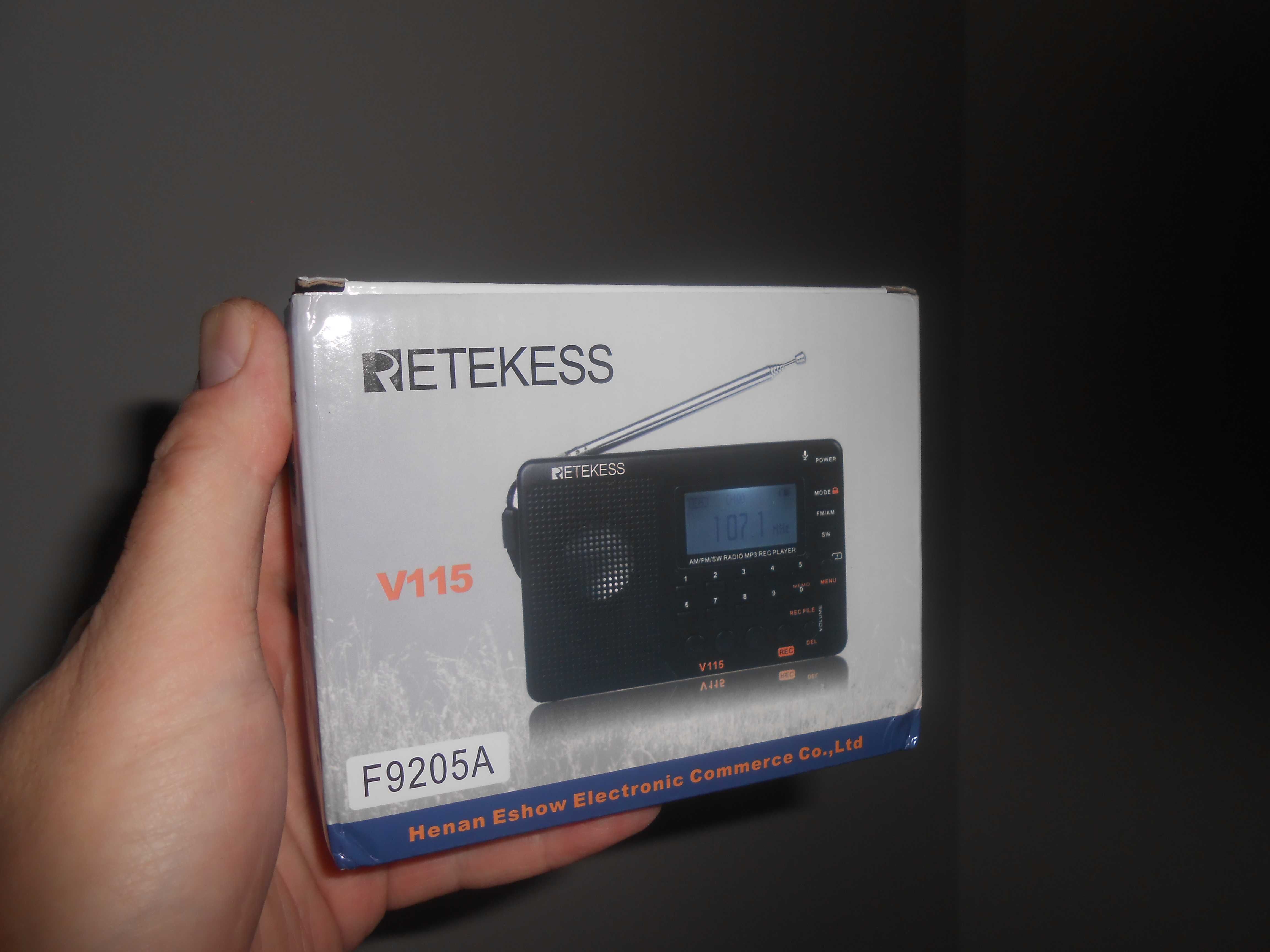 RETEKESS V-115 Радіоприймач Радіо Кишенькове Плеєр Диктофон