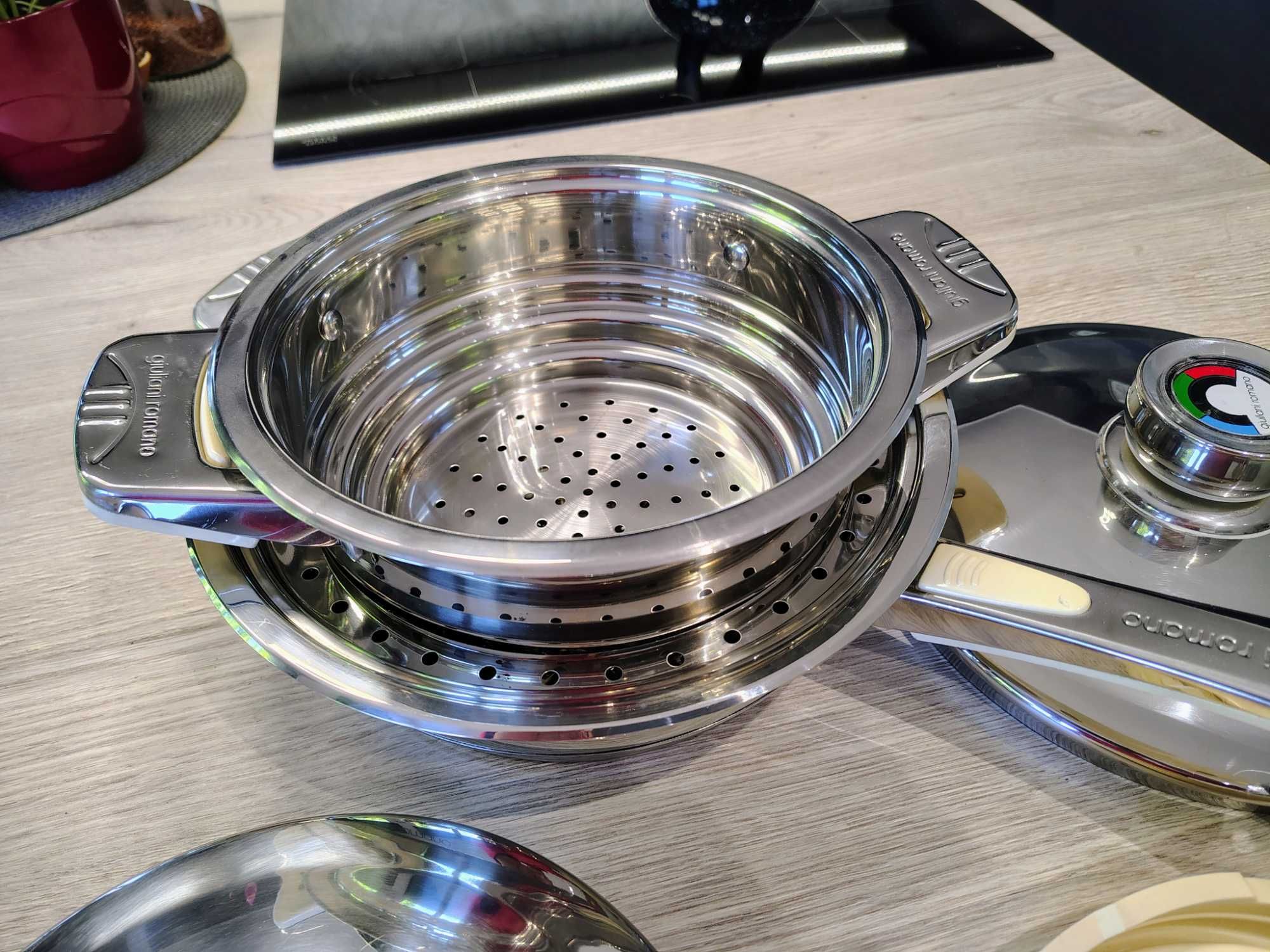 Zestaw garnków Giuliani Romano, Platinum i Leonardo