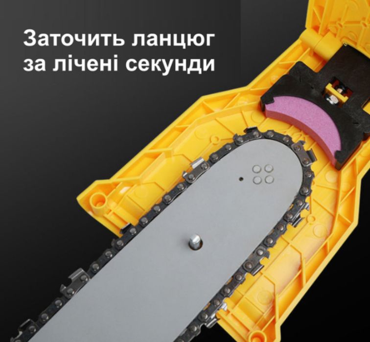 Інструмент для заточування ланцюгової стрічкової пили, точило
