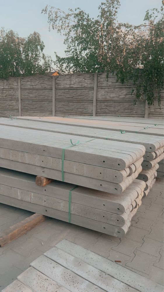 Słupki ogrodzeniowe betonowe  do siatki leśnej i sadownicze Producent