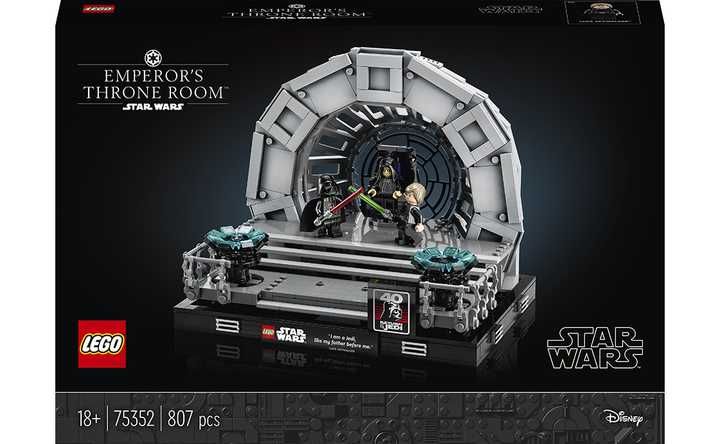 Конструктор LEGO Діорама «Тронна зала імператора» 75352