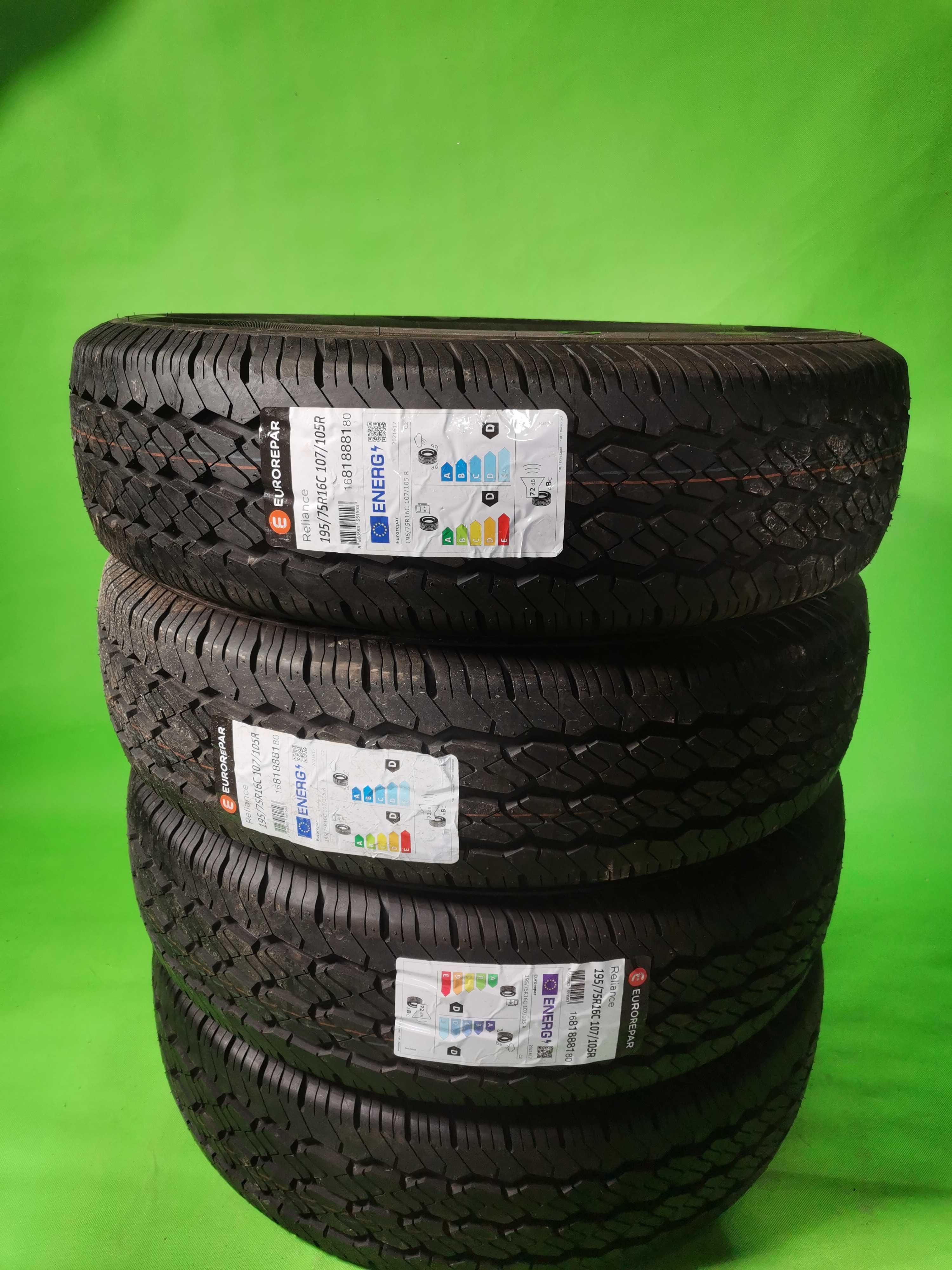 4 x opony dostawcze 195/75R16C Eurorepar Reliance PV05 107/105R