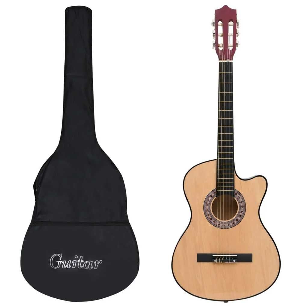 Guitarra acústica cutaway com 6 cordas 38