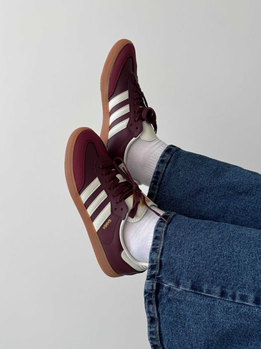 Кросівки Adidas Samba Bordo 36-45 (Оплата при отриманні)