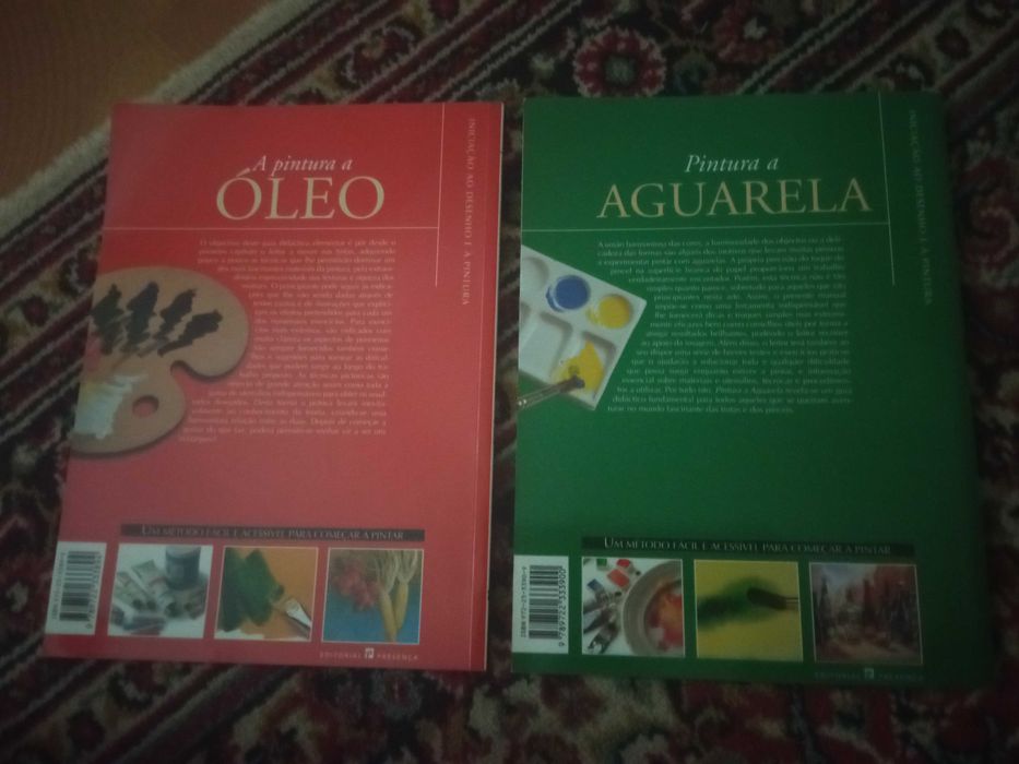 Livros Pintura a Aguarela e A pintura a óleo