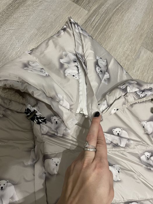 Конверт зимовий дитячий для немовлят в коляску прогулянковий на хутрі